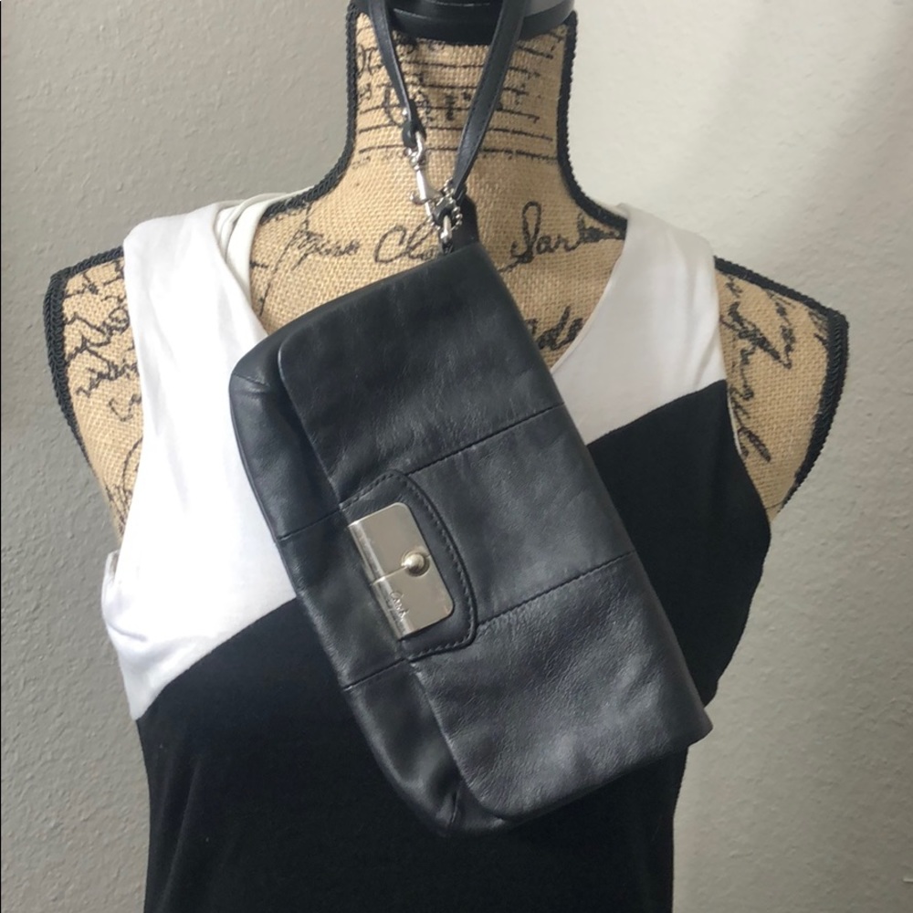 Coach oversized wristlet